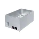 Bain Marie - 1/1 GN - 0°C / 90°C - Vanne de vidange - inox - 230V - G-Line HW-5050 €89.00 Table-top bain marie