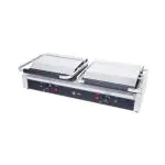 Grille de contact - Double - Lisse / ondulée - inox - 2 x 230V - G-Line HW-147676 €279.00 Gril électrique