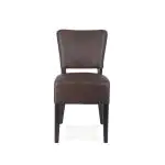 Chaise Rome - Marron foncé - Cuir synthétique - G-Line HW-019051 €54.95 Sièges en cuir