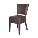 Chaise Rome - Marron foncé - Cuir synthétique - G-Line HW-019051 €54.95 Sièges en cuir