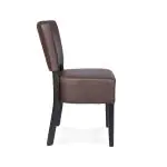 Chaise Rome - Marron foncé - Cuir synthétique - G-Line HW-019051 €54.95 Sièges en cuir