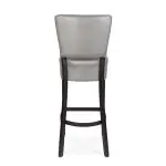 Tabouret de bar Naples - Avec dossier - Gris - Simili cuir - G-Line HW-019093 €79.95 Tabourets de bar