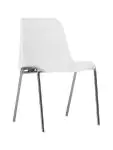 Chaise Helene - Empilable - Blanc - G-Line HW-01005 €29.95 Chaises en plastique