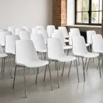 Chaise Helene - Empilable - Blanc - G-Line HW-01005 €29.95 Chaises en plastique