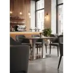 Pied de table / Pied de table - Double - Acier inoxydable - G-Line HW-21239 €99.95 Pieds de tables de restauration