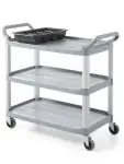 Chariot de service - 3 niveaux - Gris - Plastique - G-Line HW-31668 €89.00 Chariots de service