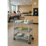 Chariot de service - 3 niveaux - Gris - Plastique - G-Line HW-31668 €89.00 Chariots de service