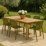 Chaise terrasse Bea - Empilable - Vert - Plastique - G-Line HW-61235 €39.95 Chaises de terrasse