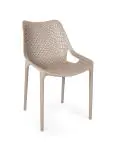 Chaise terrasse Bea - Empilable - Taupe - Plastique - G-Line HW-61233 €39.95 Chaises de terrasse