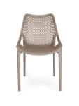 Chaise terrasse Bea - Empilable - Taupe - Plastique - G-Line HW-61233 €39.95 Chaises de terrasse