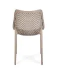 Chaise terrasse Bea - Empilable - Taupe - Plastique - G-Line HW-61233 €39.95 Chaises de terrasse
