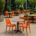 Chaise de terrasse Lotus - Empilable - Orange - G-Line HW-61241 €29.95 Chaises de terrasse