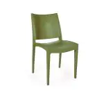 Chaise de terrasse Lotus - Empilable - Vert foncé - G-Line HW-61242 €29.95 Chaises de terrasse