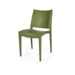 Chaise de terrasse Lotus - Empilable - Vert foncé - G-Line HW-61242 €29.95 Chaises de terrasse