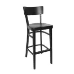 Tabouret de bar Brussels - Wengé - G-Line 09064 €95.95 Tabourets de bar