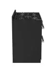 Cuisinière à gaz - 7 brûleurs - 2 fours électriques - Gril - Rangement - Noir - 400V - G-Line 75717 €999.00 Cuisinières à gaz avec four