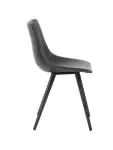 Chaise Nicolas - Gris - Cuir synthétique - G-Line 71386 €64.95 Chaises en métal