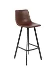 Tabouret de bar Nicolas - Cognac - Cuir synthétique - G-Line 71387 €79.95 Tabourets de bar