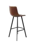 Tabouret de bar Nicolas - Cognac - Cuir synthétique - G-Line 71387 €79.95 Tabourets de bar