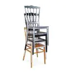 Chaise de mariage Napoléon - Noir - G-Line 146581 €26.95 Chaises en plastique