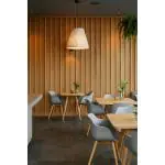 Chaise Alexia - Gris clair / Aspect bois - Synthétique - G-Line 81300 €44.95 Chaises en bois