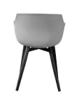 Chaise Alexia - Gris clair / Noir - Synthétique - G-Line 81304 €44.95 Chaises en métal