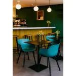 Chaise Alexia - Pétrole / Noir - Plastique - G-Line 81305 €44.95 Chaises en métal