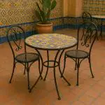 Table de terrasse Espagne - Céramique - Ronde - Ø 70 cm - G-Line GL-149165 €89.95 Table de terrasse