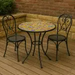 Table de terrasse Espagne - Céramique - Ronde - Ø 70 cm - G-Line GL-149165 €89.95 Table de terrasse