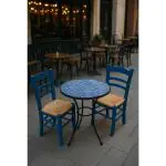 Table de terrasse Grèce - Céramique - Ronde - Ø 70 cm - G-Line GL-155807 €89.95 Table de terrasse