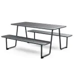 Table de pique-nique Mino - L 150 cm - Gris foncé - G-Line GL-167813 €399.00 Tables de pique-nique