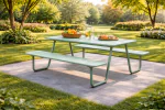 Table de pique-nique Mino - Largeur 150 cm - Verte - G-Line GL-167814 €399.00 Tables de pique-nique