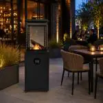 Chauffage de terrasse - Patio - Propane - Blocs de lave - Noir - H 149 x L 47 x P 47 CM - G-Line 75668 €269.00 Chauffages de terrasse