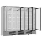 Réfrigérateur - Porte en verre - 4 portes - 2025 litres - blanc - 230V - H 199,7 x L 250,8 x P 71 CM - Combisteel 7455.2210 €3,108.00 Vitrine à boisson