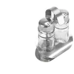 Ménage - 2 pièces - Acier inoxydable/verre - H 12 cm - G-Line GL-171260 €3.49 Verseurs d'huile et de vinaigre