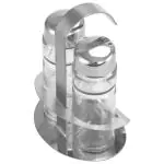 Ménage - 2 pièces - Acier inoxydable/verre - H 12 cm - G-Line GL-171260 €3.49 Verseurs d'huile et de vinaigre