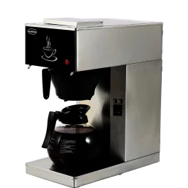 Machine à café - 1 cruche à café en verre incluse - 1,8 litre - acier inoxydable - 230V - H 45,5 x L 20,5 x P 40,5 CM - Combisteel