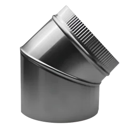 Coude de canal - Rond - 45° - Aluminium - G-Line