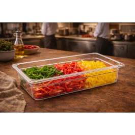 Bac gastronorme - 1/2 GN - 100 MM - Transparent - Polycarbonate - G-Line