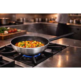 Poêle à frire - Téflon - 2,6 litres - Aluminium - Ø 24 x H 6,5 cm - G-Line