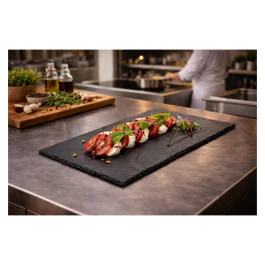 Plaque - 1/2 GN - Noir - Ardoise - G-Line