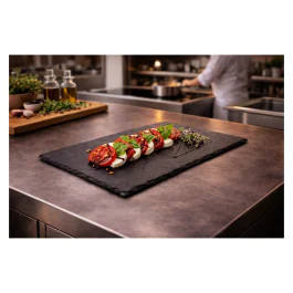 Assiette - Noir - Ardoise - L 30 x P 20 CM - G-Line