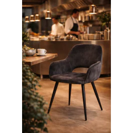 Chaise - Ferry - Velours - Anthracite - G-Line