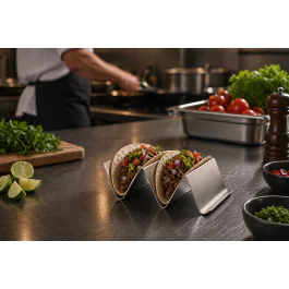 Porte-tacos - 2 pièces - Acier inoxydable - G-Line