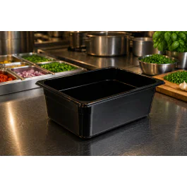 Bac gastronorme - Polycarbonate - 1/2 GN - Profondeur 150 MM - Noir - G-Line