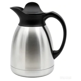 Carafe isotherme - 1 litre - Bouton rotatif - Acier inoxydable/Noir - G-Line