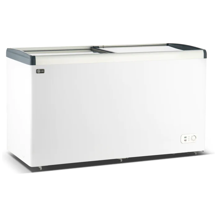 Glacière / Coffre à glace - 500 litres - Porte coulissante en verre - Modèle droit - G-Line GL-169403 €599.00 Vitrine réfrigérée