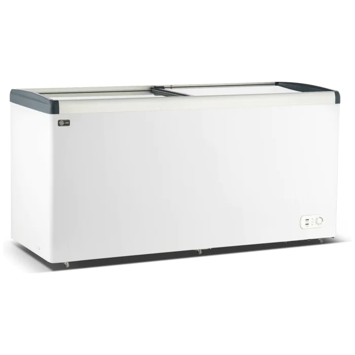 Glacière / Coffre à glace - 600 litres - Porte coulissante en verre - Modèle droit - G-Line GL-169404 €649.00 Vitrine réfrigérée