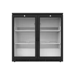 Réfrigérateur - 211 litres - 2 portes - porte vitrée - ventilé - noir - G-Line HW-12507 €449.00 Vitrine à boisson