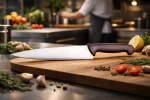 Couteau de chef - HACCP - Manche brun - L 25 CM - G-Line 77058 €6.59 Couteaux